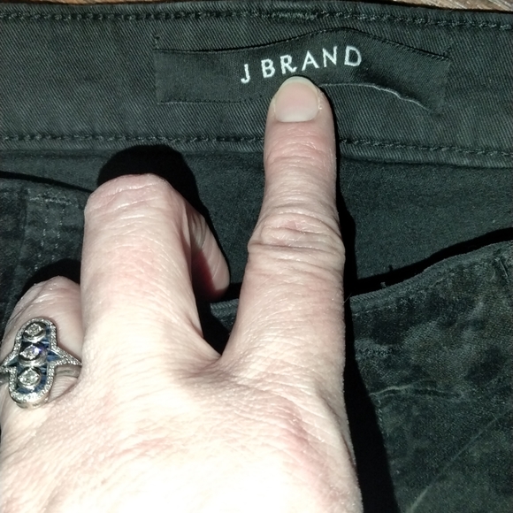 J Brand Super Skinny olive camo pants 31 - Picture 5 of 9